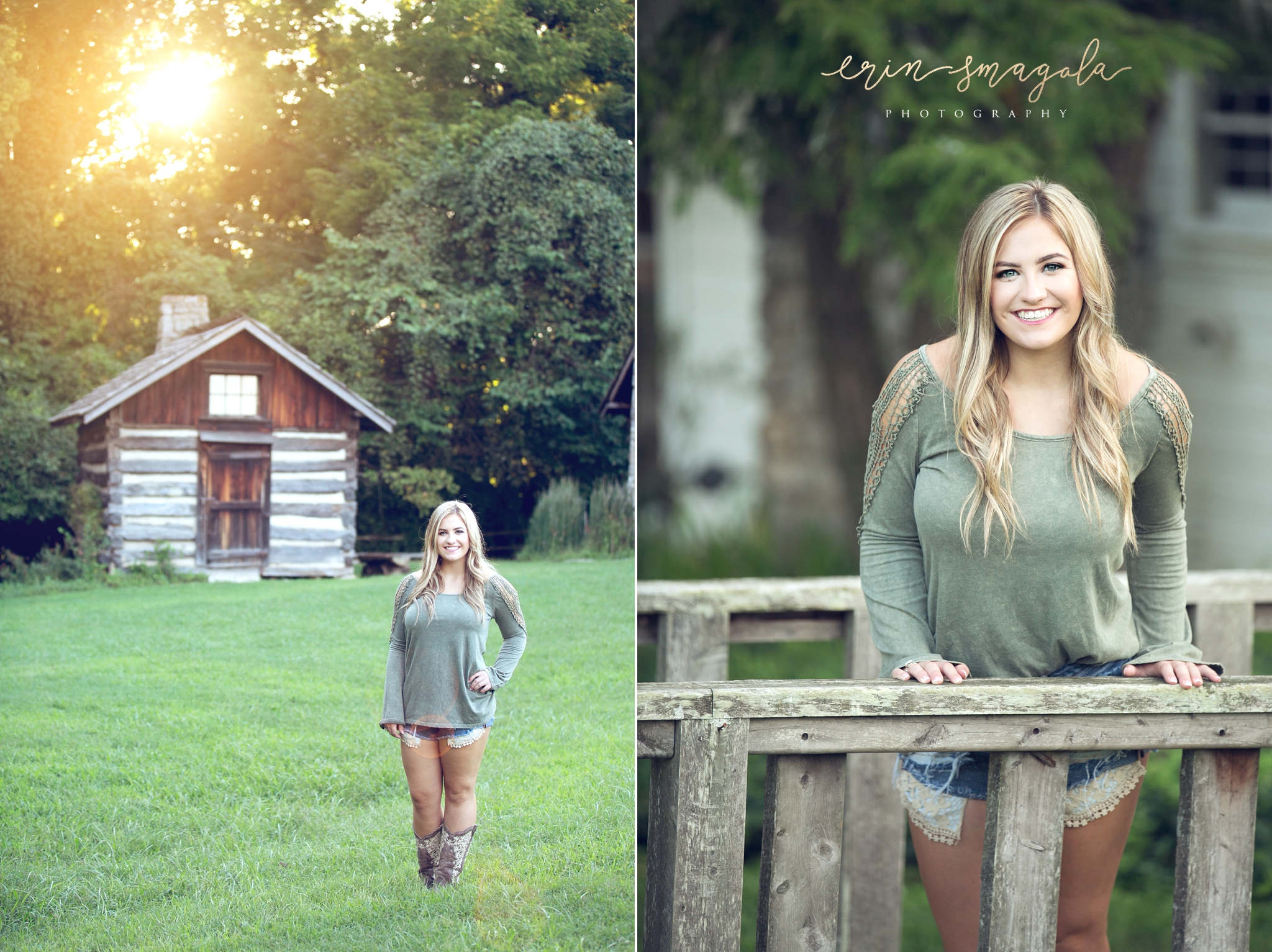 Outdoor country senior images 