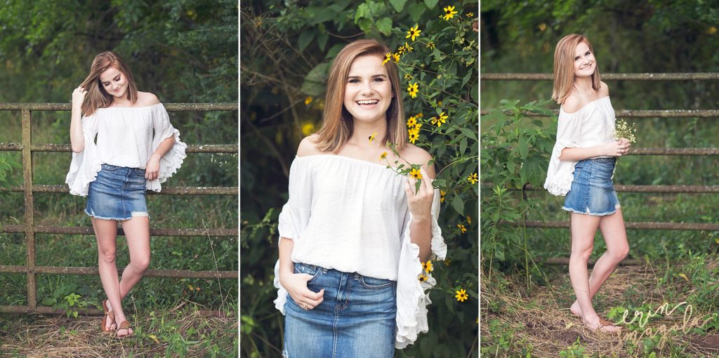 country girl senior pics